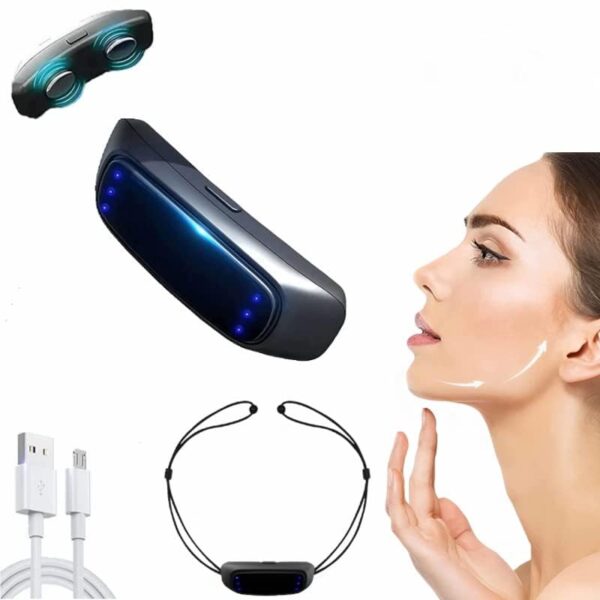 2023 New Sleeping V-Face Beauty Device, Double Chin Tightener Massager Christmas Gifts for Men and Women